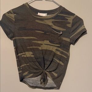 GB girls Camouflage Short Sleeve Tee